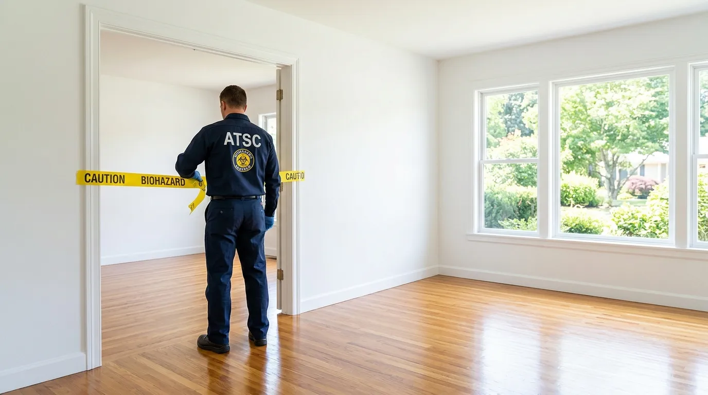 Certified biohazard cleanup crew performing Crime Scene Cleanup in Hazel Crest