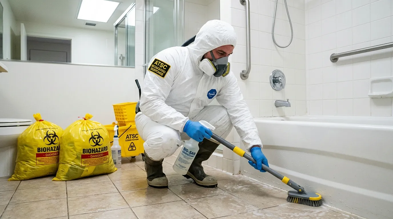 Decontamination equipment deployed for Blood Cleanup in Hazel Crest